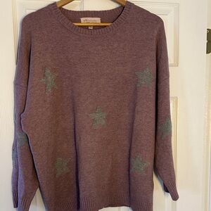 Philosophy Lavender Star Sweater